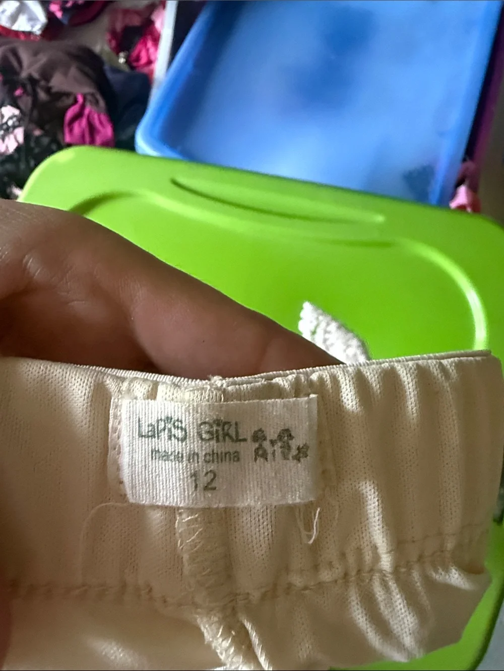 Crochet Lace Cream kids Shorts